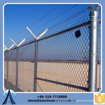 2015 high quality hot sale 6 foot chain link fence/9 gauge chain link fence